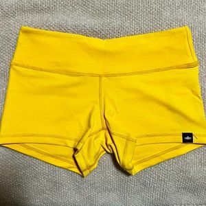 WodBottom Yellow Athletic Shorts